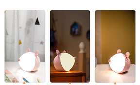Silicone Lamp, LED Pat Night Light, Love Atmosphere Bedside Light, Cute Pet Night Light
