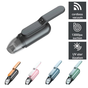 Car Vacuum Cleaner Wireless Charging Handheld Mini Vacuum Cleaner Portable Multifunction Vacuum Cleaner For Home Office